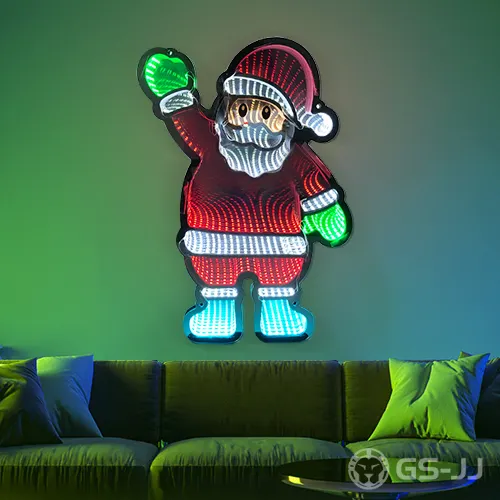 3. Santa Claus Mirror Neon Sign 3. Santa Claus Mirror Neon Sign