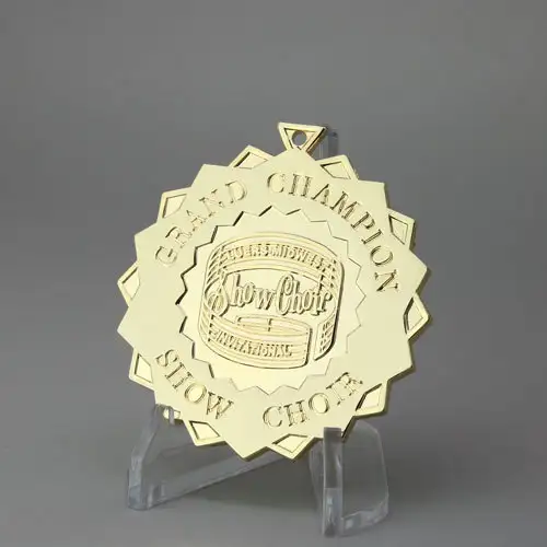 8. Custom Grand Champion Gold Medals