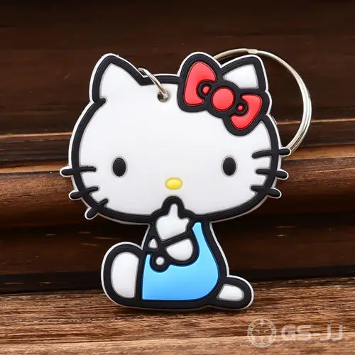7. Hello Kitty PVC Keychain 7. Hello Kitty PVC Keychain