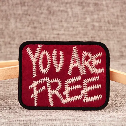 11. You are free embroidered patches 11. You are free embroidered patches