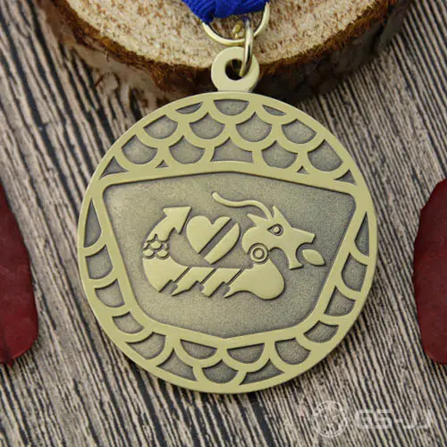 3. Dragon Boat Custom Antique Medals 3. Dragon Boat Custom Antique Medals