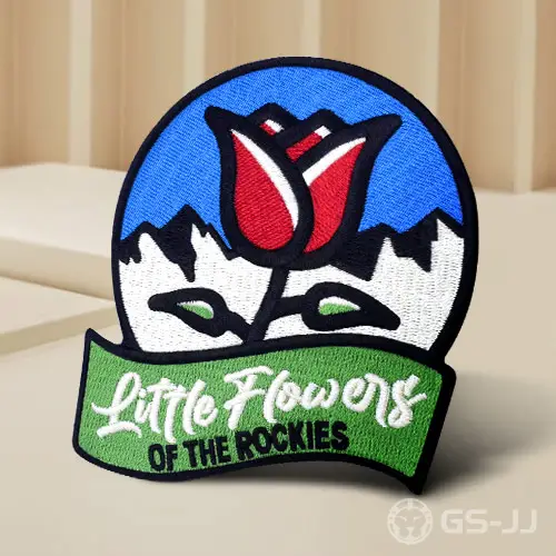 1. Custom Little Flower Embroidered Patches 1. Custom Little Flower Embroidered Patches