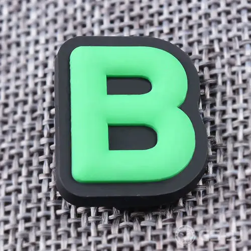 3. Letter B PVC Patches 3. Letter B PVC Patches
