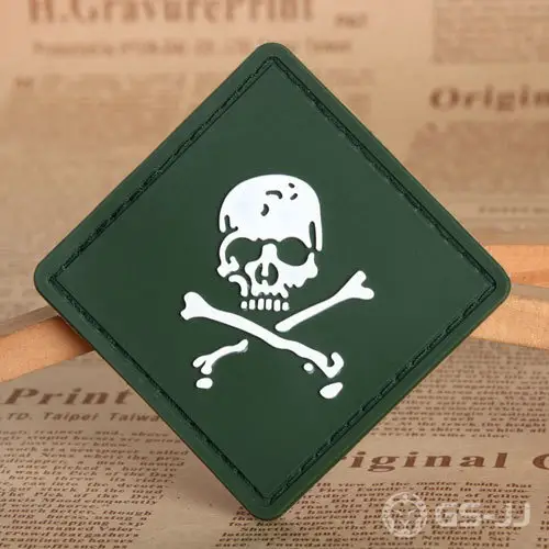 13. Custom Skull PVC Patches 13. Custom Skull PVC Patches