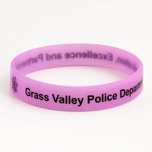 23. WB-SL-PR Police Department Silicone Wristbands 23. WB-SL-PR Police Department Silicone Wristbands