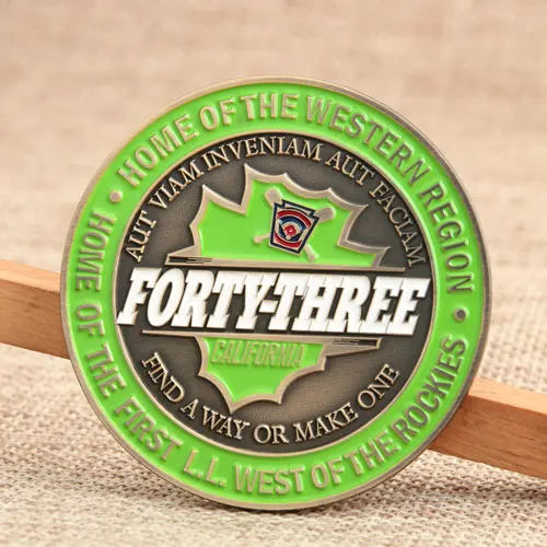 8.  Baseball Sports Coin