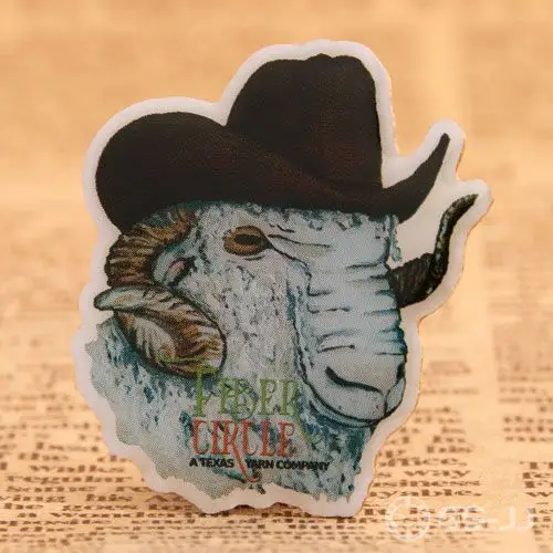 25. Custom Gentleman Sheep Pins 25. Custom Gentleman Sheep Pins
