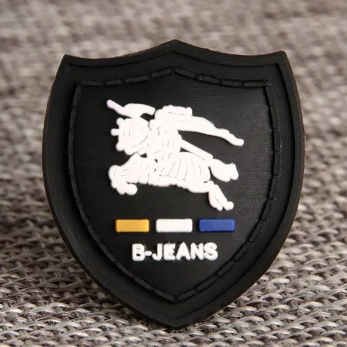 2. 2D B-JEANS PVC Lapel Pin 2. 2D B-JEANS PVC Lapel Pin