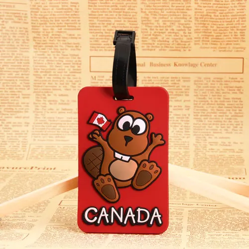 13. Canada Squirrel PVC Luggage Tag 13. Canada Squirrel PVC Luggage Tag