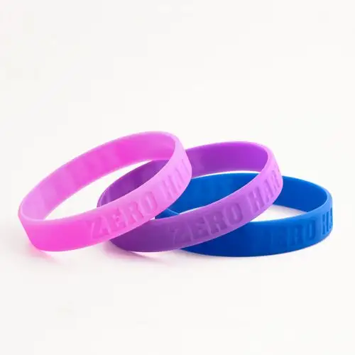 18. WB-SL-DB ZERO HARM Custom Wristbands 18. WB-SL-DB ZERO HARM Custom Wristbands