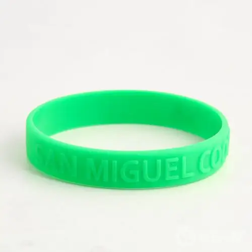 7. WB-SL-EB San Miguel Silicone Wristbands 7. WB-SL-EB San Miguel Silicone Wristbands