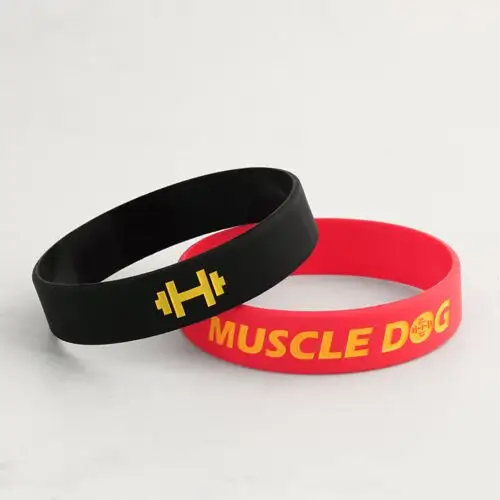 11. WB-SL-DB Muscle Dog Colored Wristbands 11. WB-SL-DB Muscle Dog Colored Wristbands