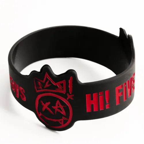 19. WB-SL-FG Hi Five Custom Wristbands 19. WB-SL-FG Hi Five Custom Wristbands