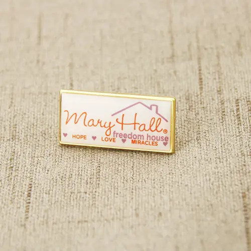 2. Mary Hall House Printed Lapel Pins