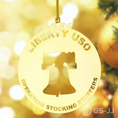 3. Liberty USO Gold Ornaments 3. Liberty USO Gold Ornaments