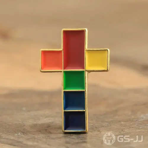 15. Colorful Cross Lapel Pins 15. Colorful Cross Lapel Pins