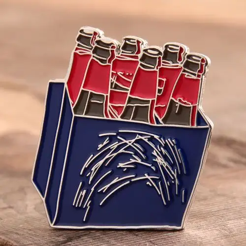 3. Drinks Enamel Pins