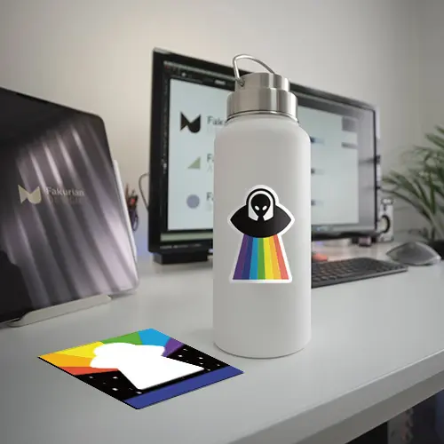 4. Colorful Kiss Cut Stickers