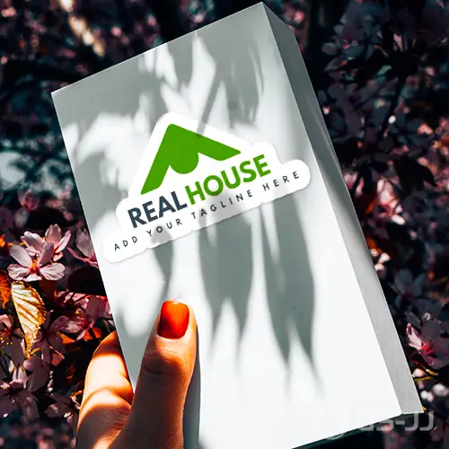7. Real House Die Cut Stickers 7. Real House Die Cut Stickers