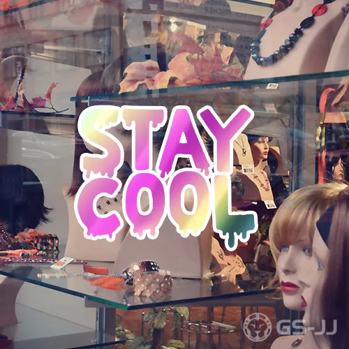 9. Stay Cool Die Cut Sticker 9. Stay Cool Die Cut Sticker
