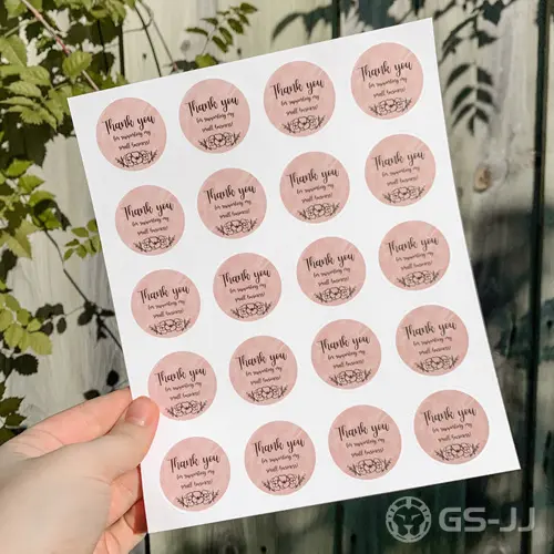 1. Thank You Sticker Sheet 1. Thank You Sticker Sheet