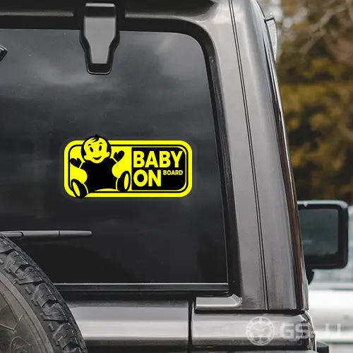 7. Baby Static Cling Decals 7. Baby Static Cling Decals