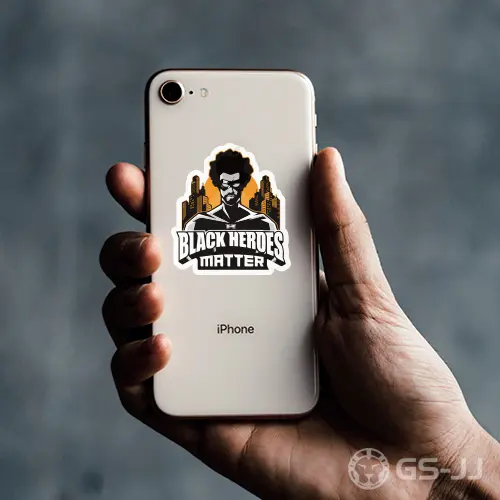 2. Black Heroes Die Cut Stickers 2. Black Heroes Die Cut Stickers