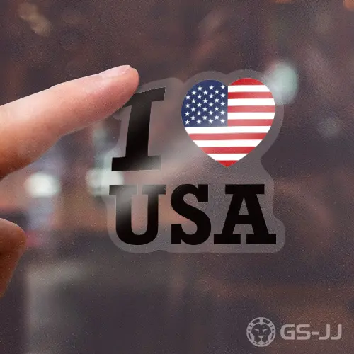 8. USA Front Adhesive Stickers 8. USA Front Adhesive Stickers