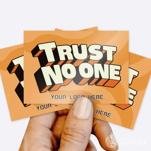 12. Trust Noone Logo Stickers 12. Trust Noone Logo Stickers