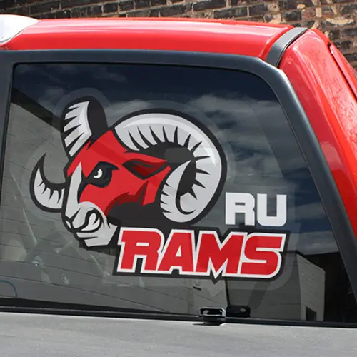 10. RU RAMS Clear Stickers 10. RU RAMS Clear Stickers