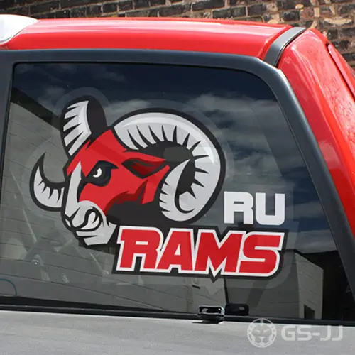 10. RU RAMS Clear Stickers 10. RU RAMS Clear Stickers