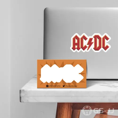 2. ACDC Kiss Cut Stickers 2. ACDC Kiss Cut Stickers
