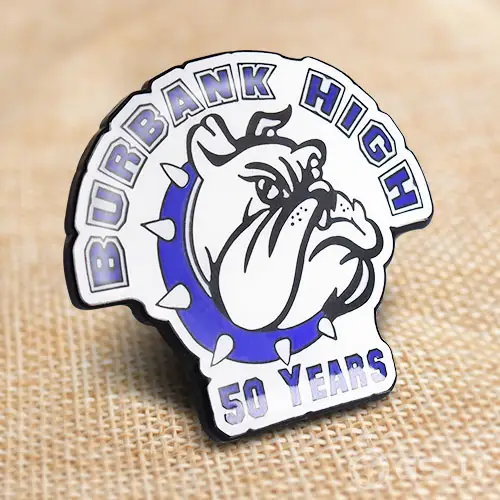 1. Burbank High Custom Lapel Pin 1. Burbank High Custom Lapel Pin