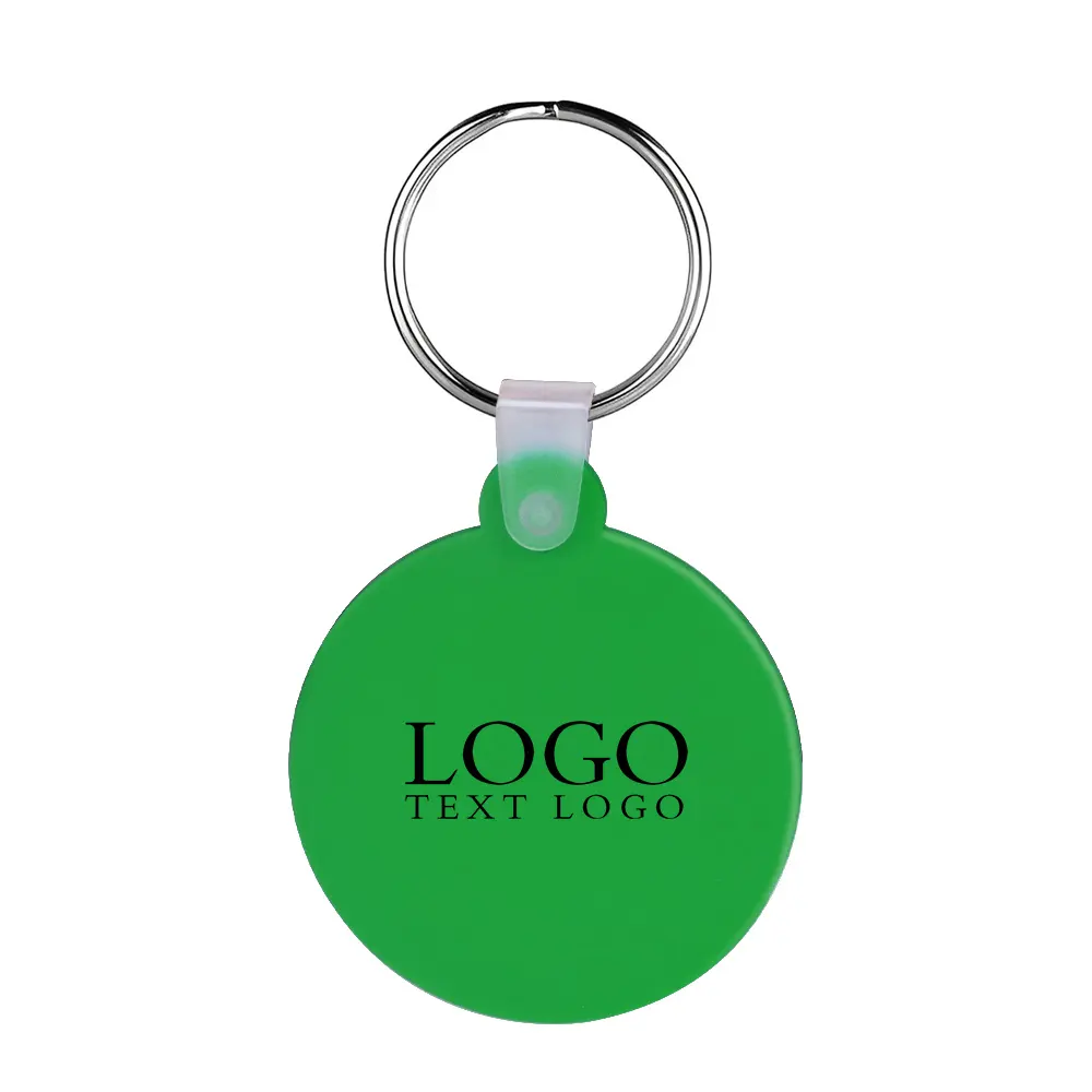 KC-SC-RND Custom Round Silicone Keychain KC-SC-RND Custom Round Silicone Keychain