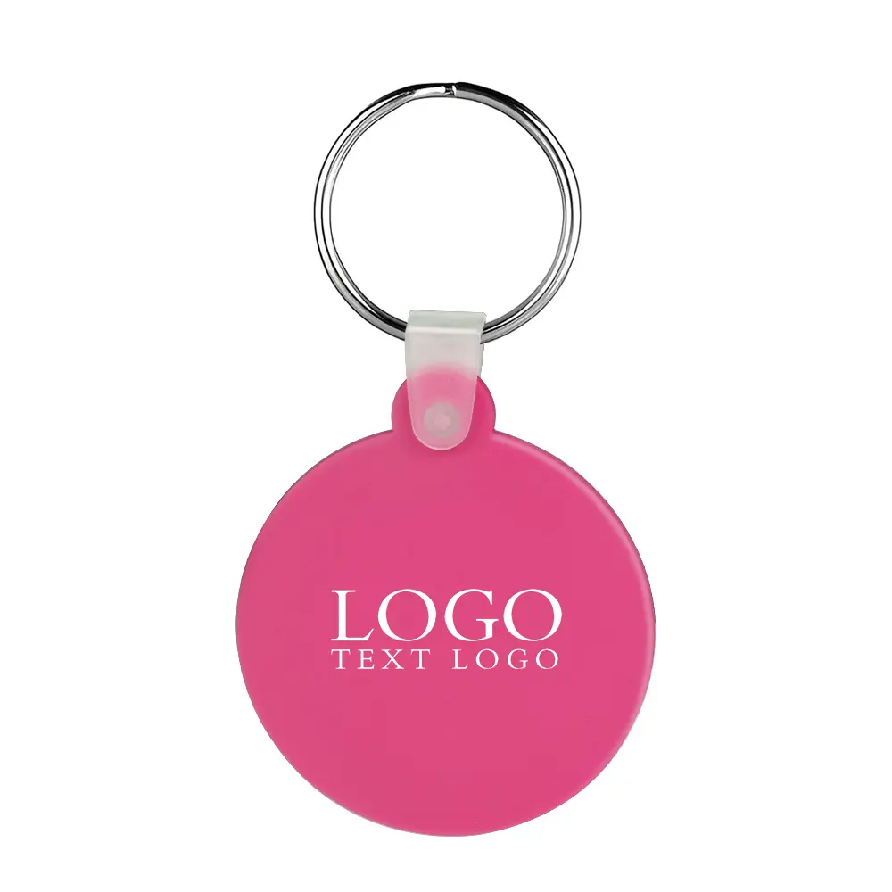 KC-SC-RND Custom Round Silicone Keychain KC-SC-RND Custom Round Silicone Keychain
