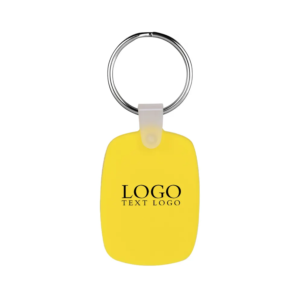 KC-SC-RCR Custom Oval Shaped Silicone Keychain KC-SC-RCR Custom Oval Shaped Silicone Keychain
