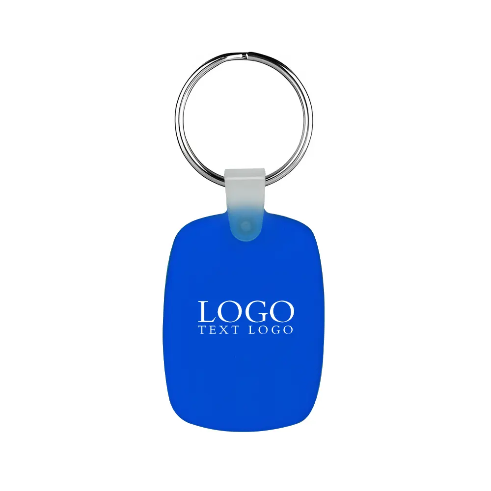 KC-SC-RCR Custom Oval Shaped Silicone Keychain KC-SC-RCR Custom Oval Shaped Silicone Keychain