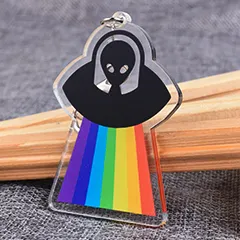 5. Alien Rainbow Beam Acrylic Keychain 5. Alien Rainbow Beam Acrylic Keychain