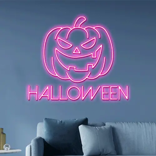 5. Halloween Neon Signs