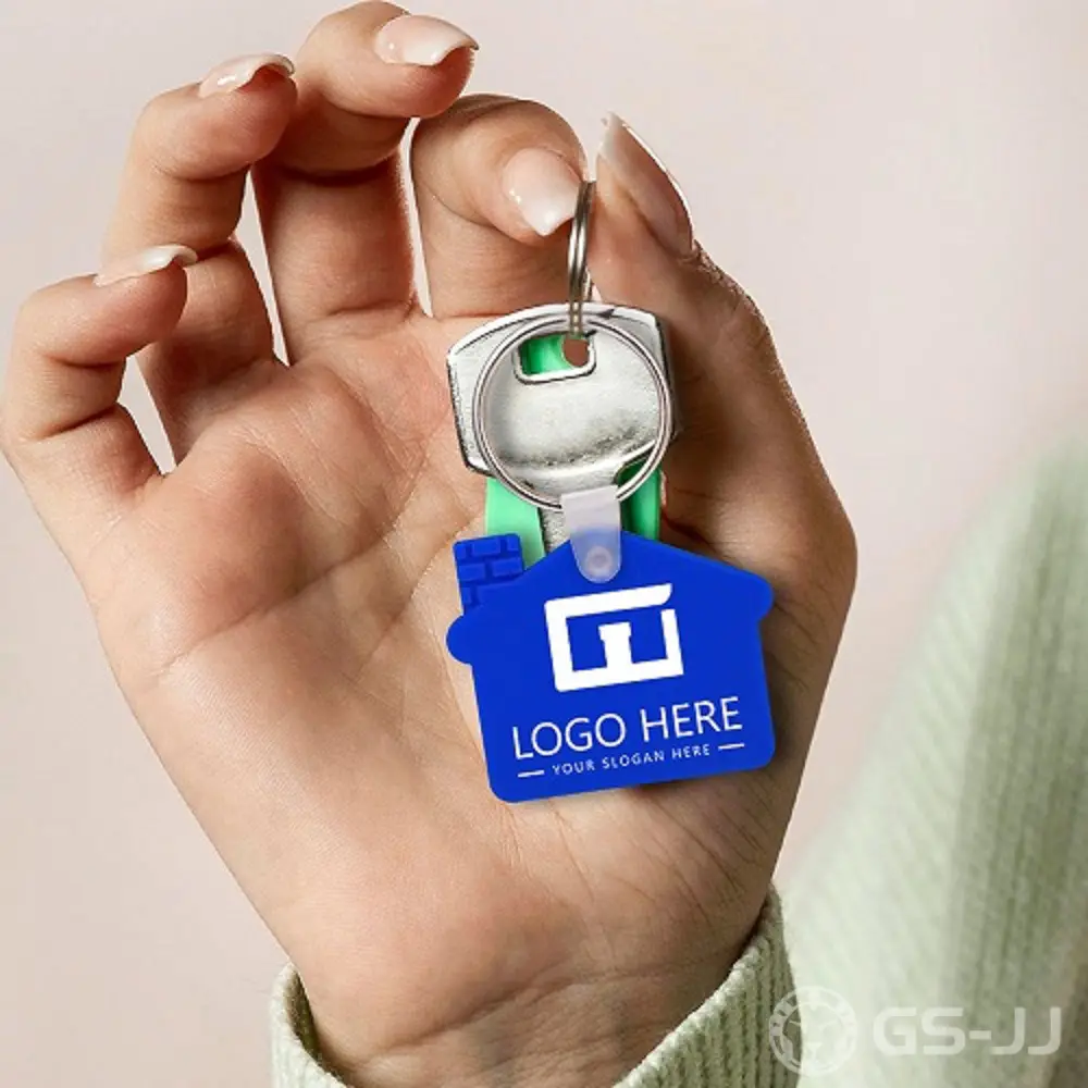 KC-SC-HSE Custom House Shaped Silicone Soft Keychain KC-SC-HSE Custom House Shaped Silicone Soft Keychain