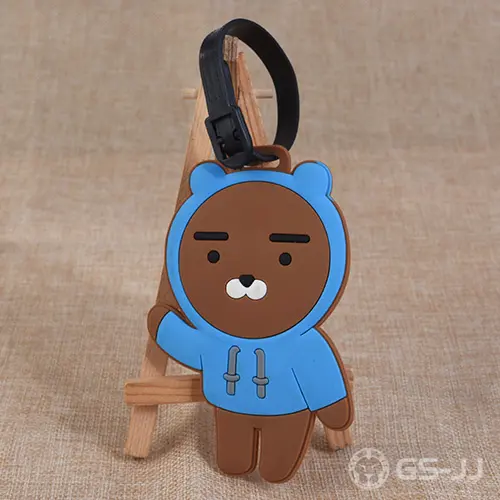 1. Bear Custom PVC Luggage Tags 1. Bear Custom PVC Luggage Tags