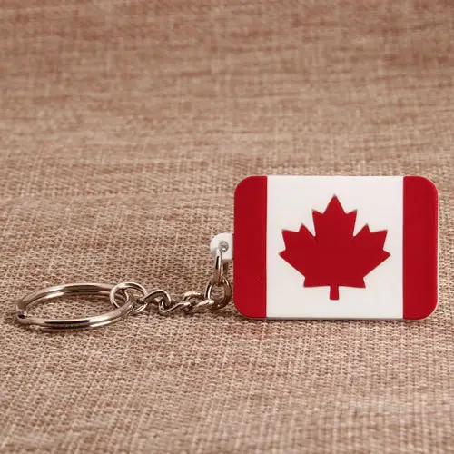 1. PVC Canada Flag Keychain 1. PVC Canada Flag Keychain