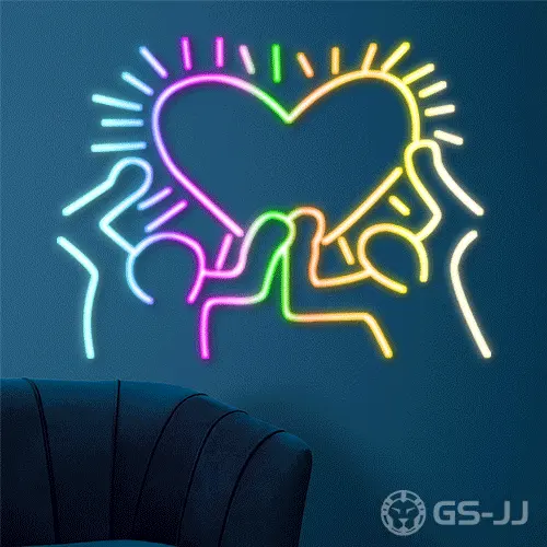 9. Graffiti Heart LED Neon Sign 9. Graffiti Heart LED Neon Sign