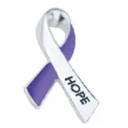 13. Hope Awareness Ribbon Pin 13. Hope Awareness Ribbon Pin