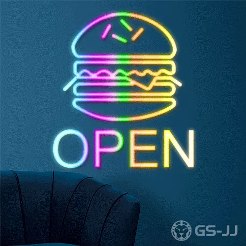4. Hamburger LED Neon Sign 4. Hamburger LED Neon Sign