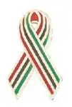 8. 3 Stripe Awareness Ribbon Pin 8. 3 Stripe Awareness Ribbon Pin