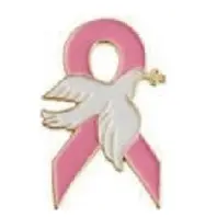 11. Dove of Peace Awareness Ribbon Pin