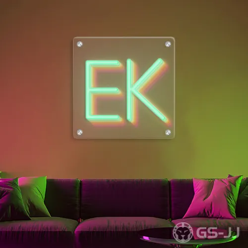 1. EK Infinity Mirror Neon Sign 1. EK Infinity Mirror Neon Sign