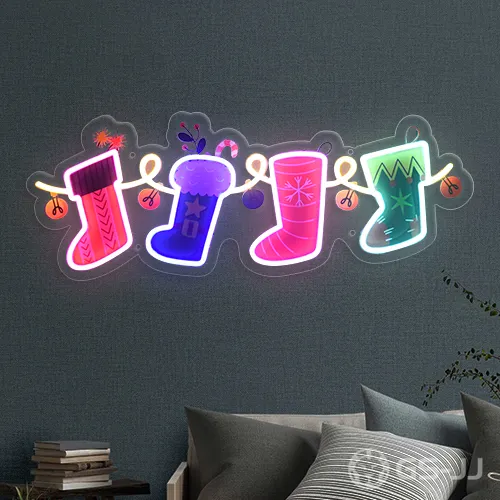 3. Four Socks UV Neon Sign 3. Four Socks UV Neon Sign