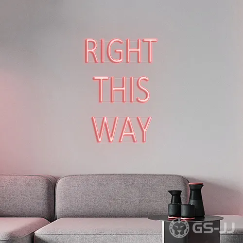 3. This Way Naked Neon Sign 3. This Way Naked Neon Sign